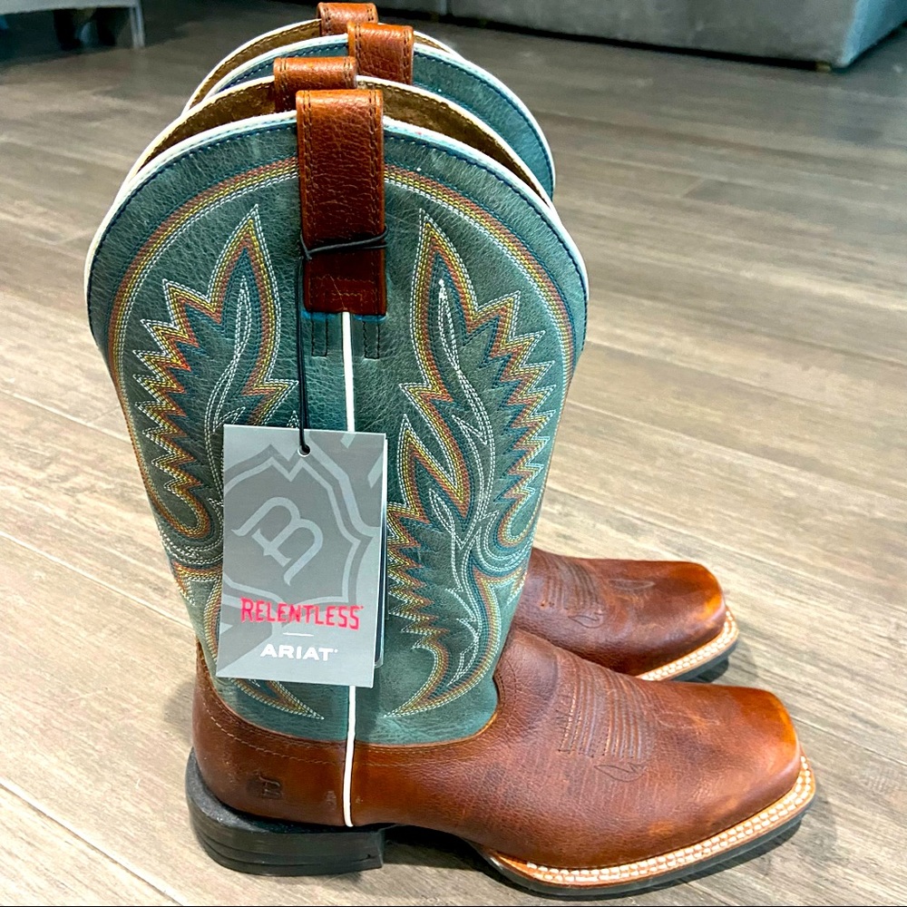 ARIAT MEN'S RELENTLESS COWBOY BOOTS - SQUARE TOE